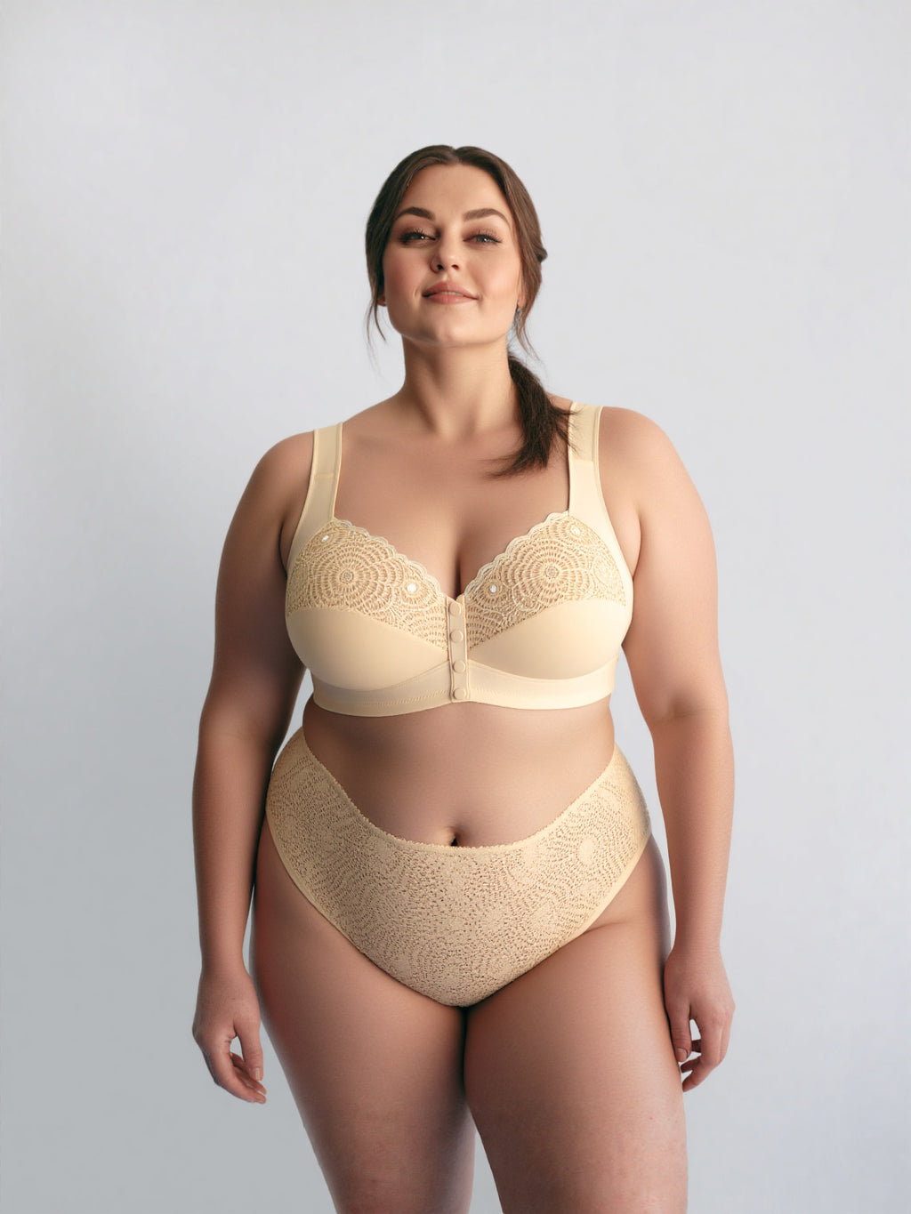 Débardeur grande taille à lacets sur le devant